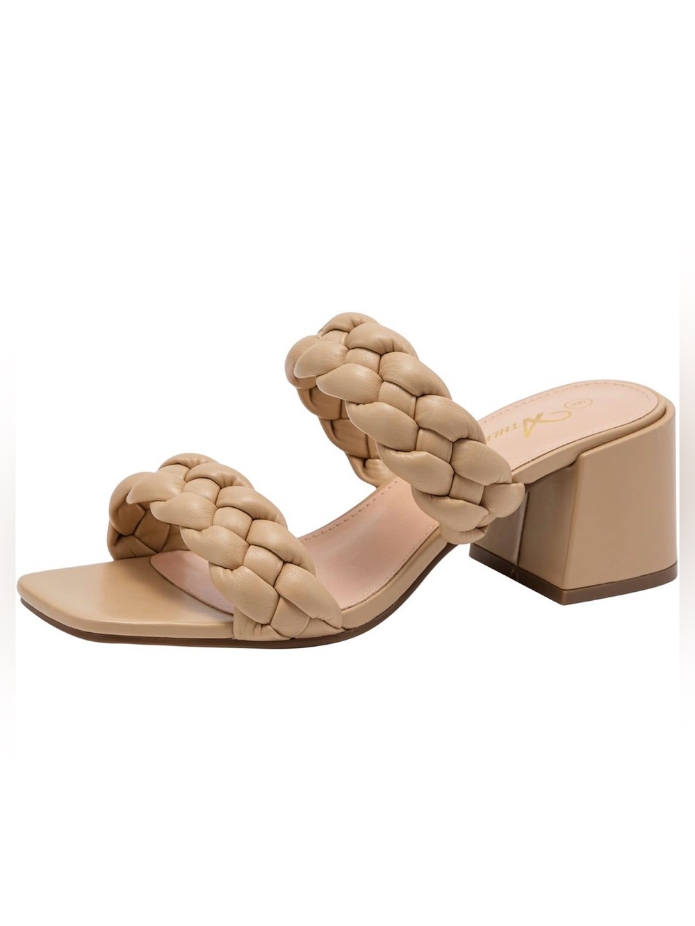Athlefit Braided Square Toe Heel